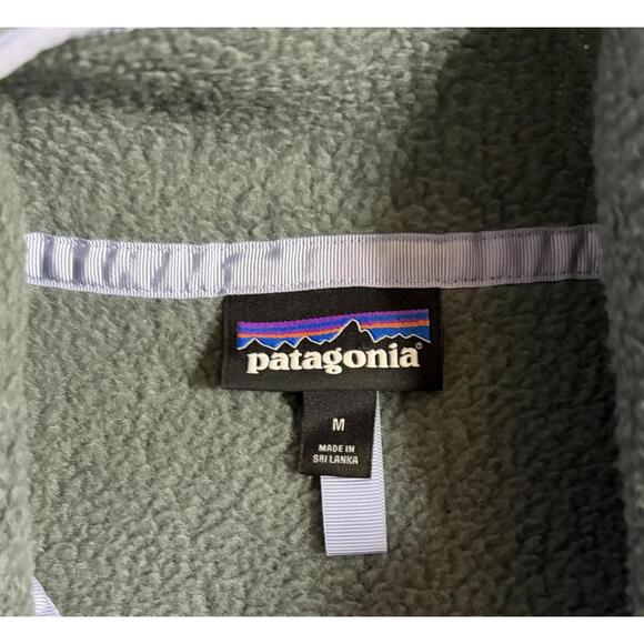 Patagonia Women's Retro Pile Marsupial Fleece Pullover in River Rock Green Sz M - Picture 4 of 4